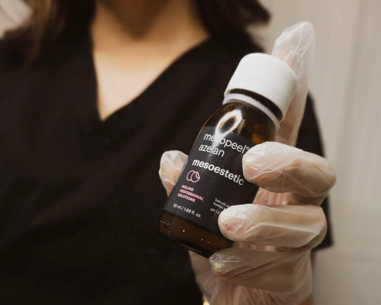 limpieza profunda + peeling quimico mesoestetic