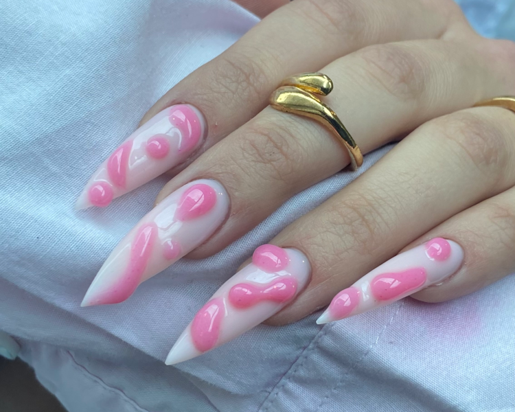 Extensión en polygel largo 5