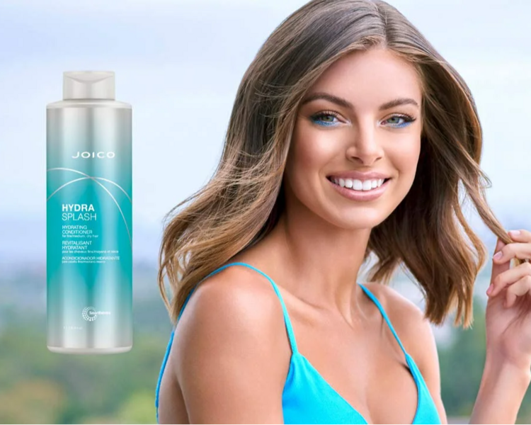 Lavado hidratante con línea hydrasplash de Joico + Brushing 