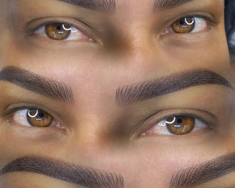Cejas técnica mixta, es una combinación de pelitos y sombreado. Te brinda unas cejas naturales, maquilladas y definidas, duración un año a dos aproximadamente.