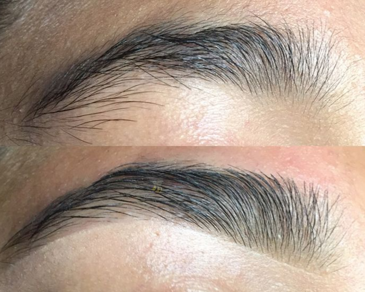 perfilación de cejas