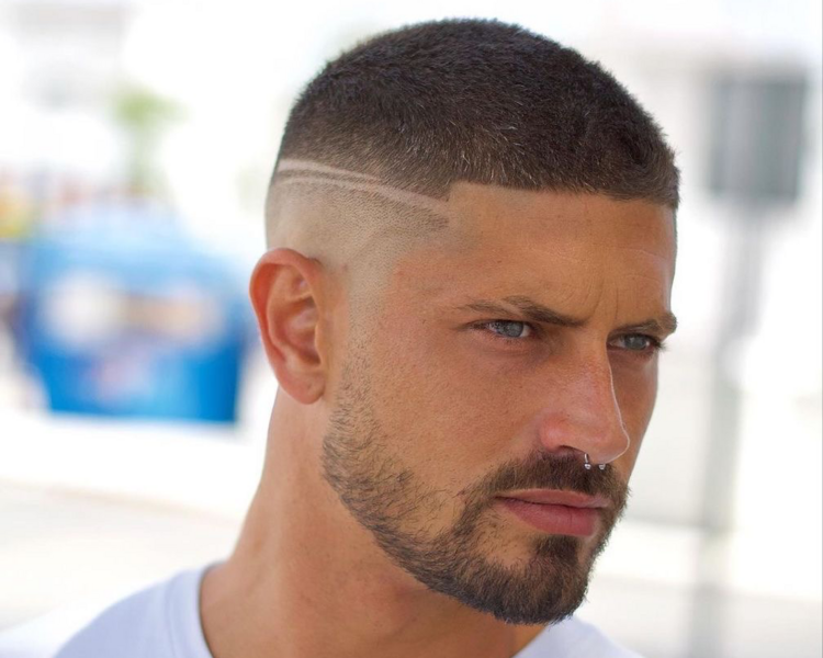 Corte de cabello barba cejas más diseño 
