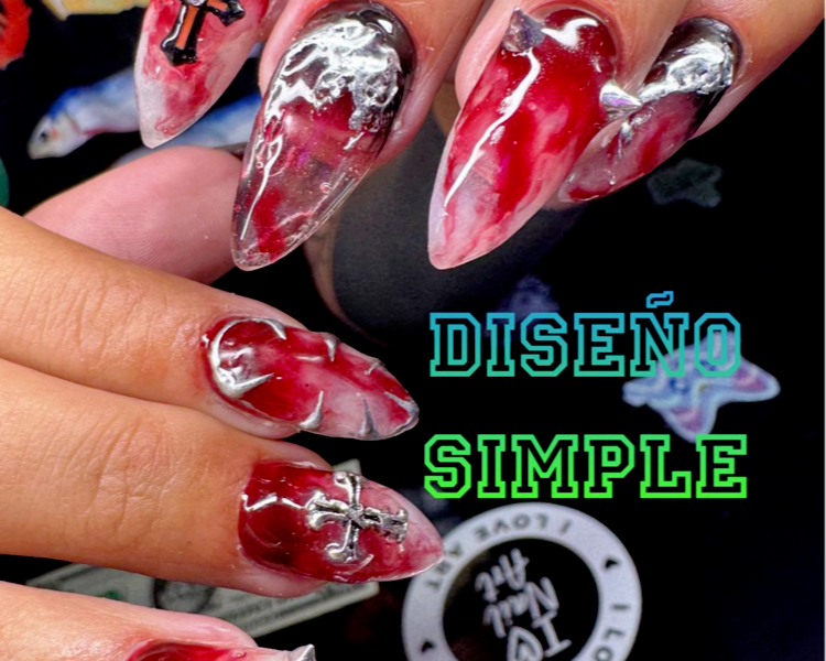 ✨Esculpidas hasta largo N°4 diseño simple