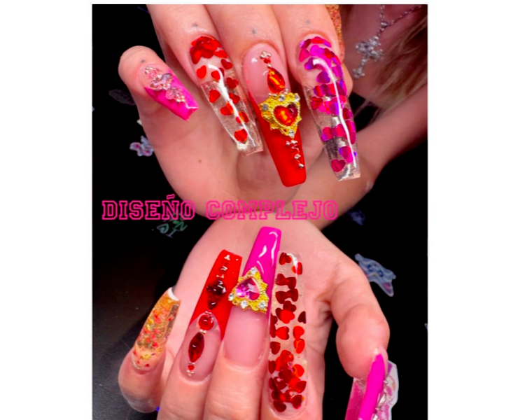 ✨Esculpidas largo N°5 a N°7 diseño complejo