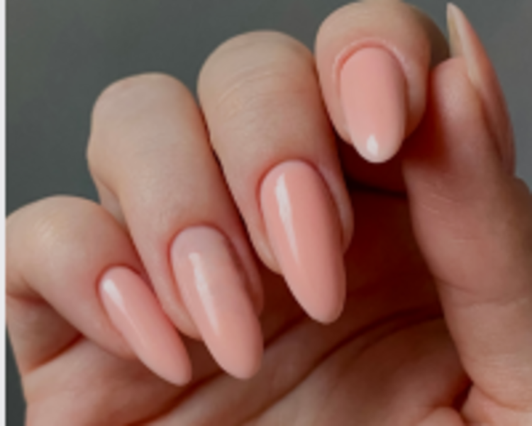 Uñas acrilico sin diseño