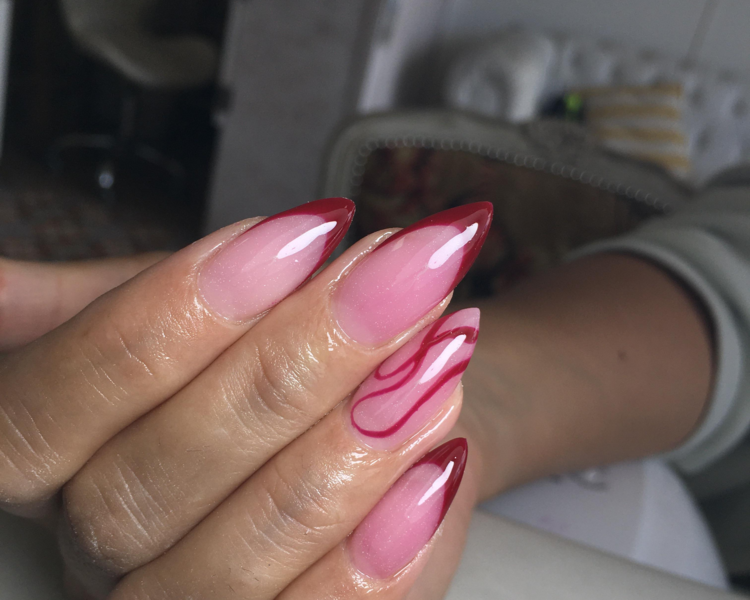 Esculpidas en poly gel hasta largo #2 