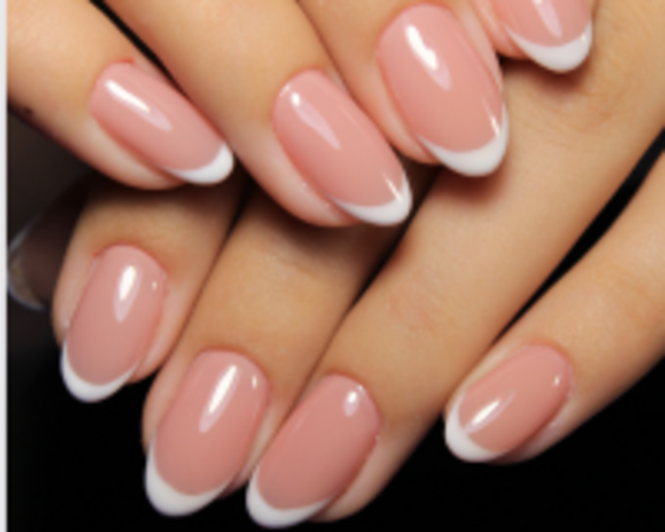 Uñas Acrilico + diseño sencillo