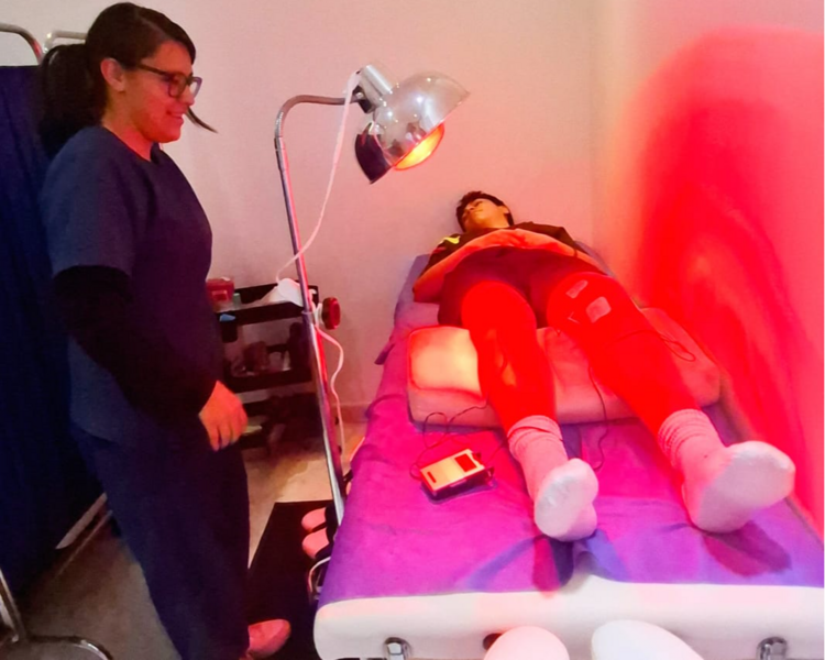 Sesion de Fisioterapia