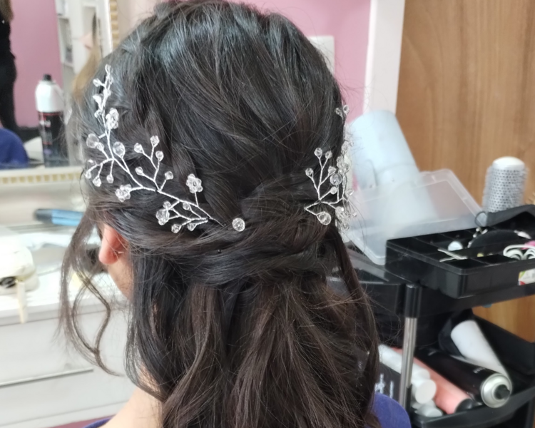 Maquillaje y Peinado novia a DOMICILIO