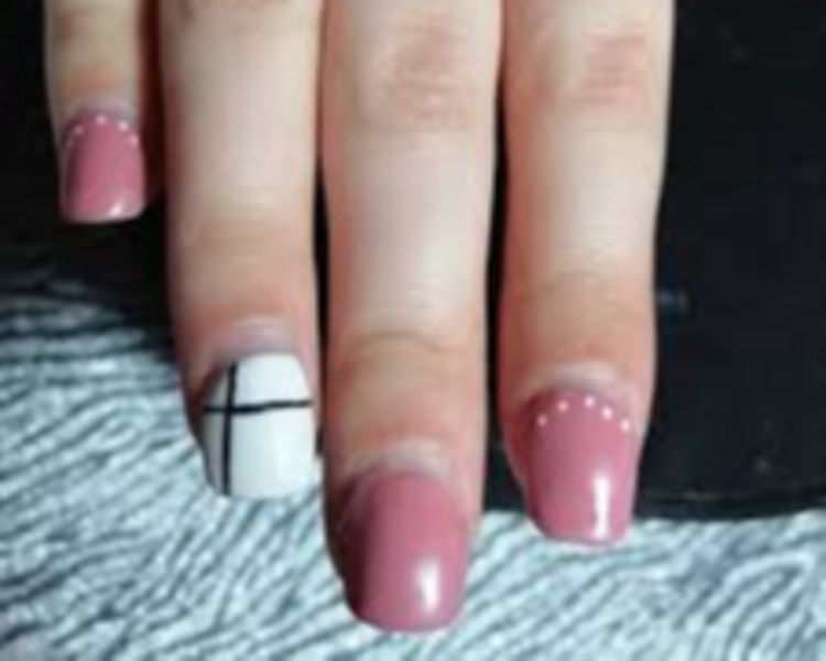 Retoque de acrilico despues de 20 dias