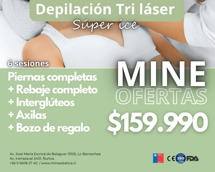 PACK PIERNAS + REBAJE TOTAL + INTERGLÚTEOS + AXILAS + BOZO 