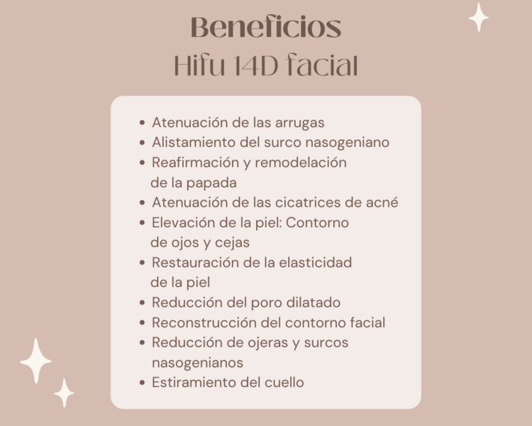 Hifu 14D Rostro