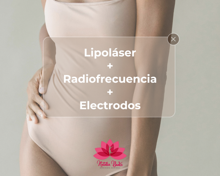 Lipolaser + Radiofrecuencia + Electrodos 