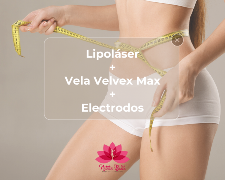 Lipolaser +Vela Velet Max + Electrodos 