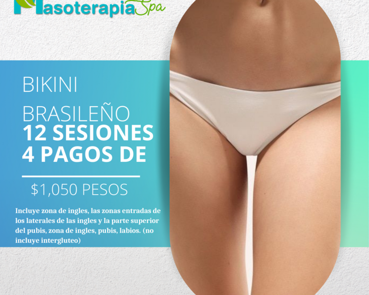 Bikini brasileño (12 Sesiones)