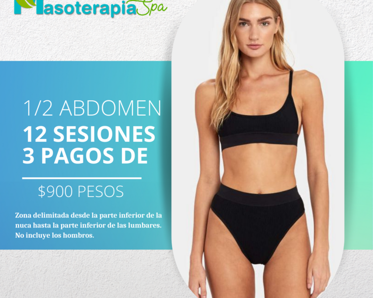 Medio abdomen (12 Sesiones)