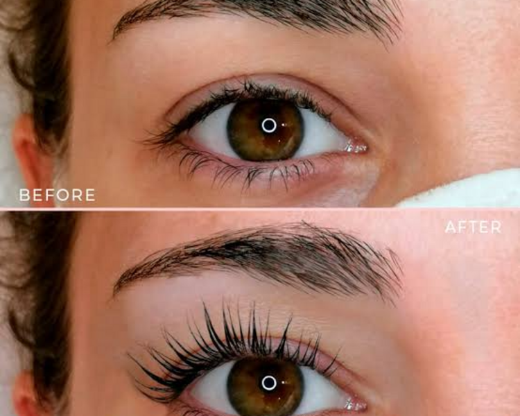 Lifting de pestañas con tinte