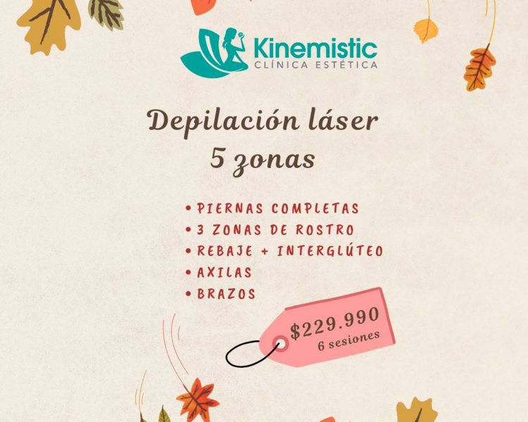 PA DEPILACIÓN LÁSER  5 ZONAS ABRIL 2025