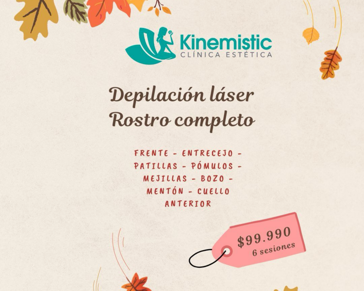 PA DEPILACIÓN LÁSER  ROSTRO COMPLETO ABRIL 2025