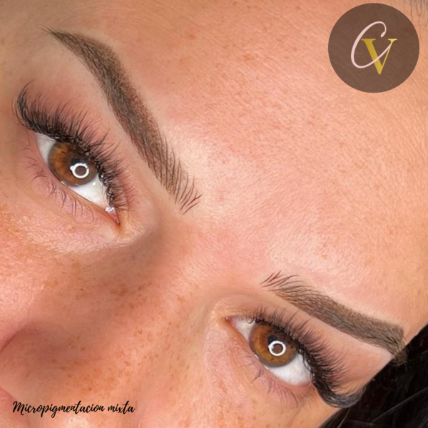 Micropigmentacion de cejas mixtas ⭐️