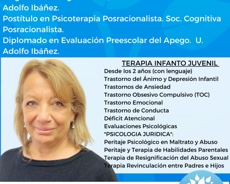 Terapia Infanto Juvenil Convenio Munic. Ñuñoa
