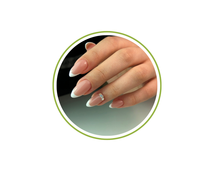 Mantenimiento Uñas Estructurales con Poli-Gel + Francés