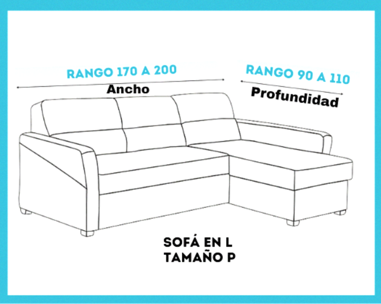 Limpieza de Sofá en L  Pequeño