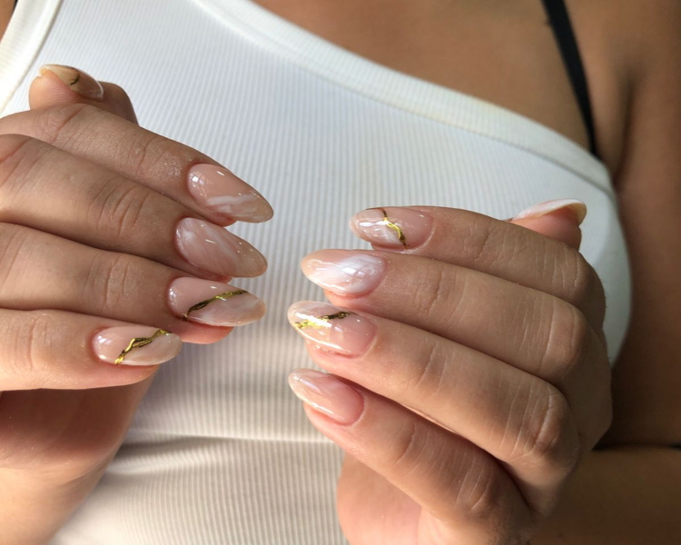Capping/service + semi liso/nail art