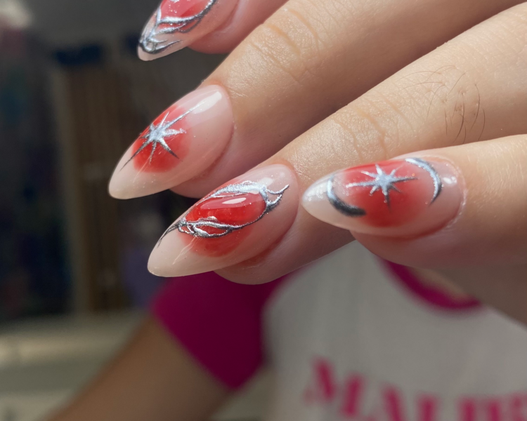 Soft gel/service + esmaltado semi + full nail art 
