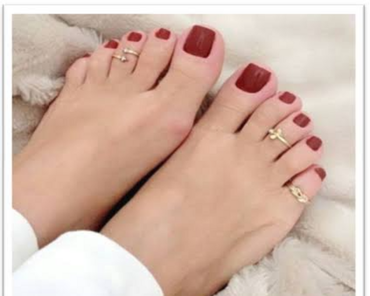 Gel semipermanente en pies