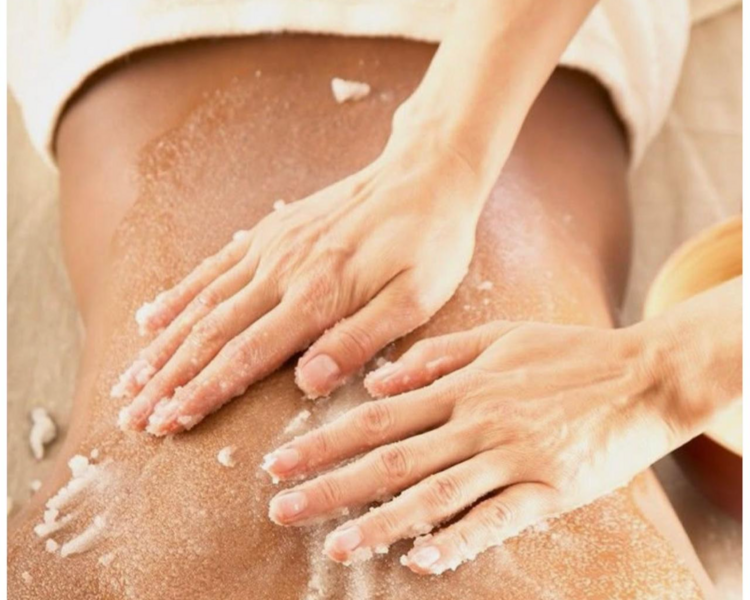 Exfoliacion corporal con punta de diamante