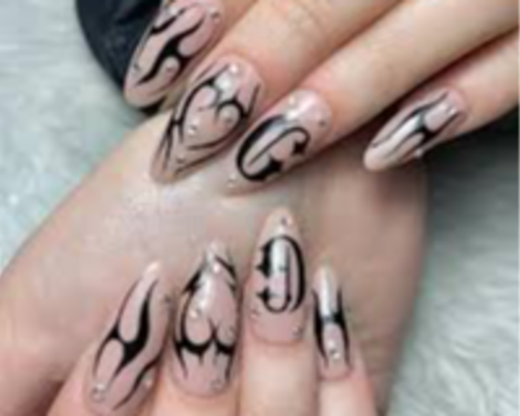 Soft gel con diseño exótico