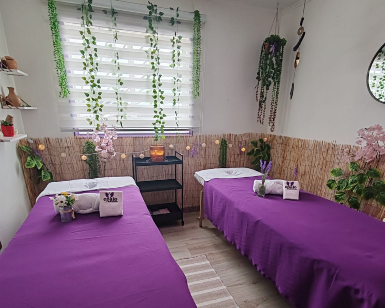 MASAJE SERENIDAD COMPARTIDA (Masaje de relajación en dúo).