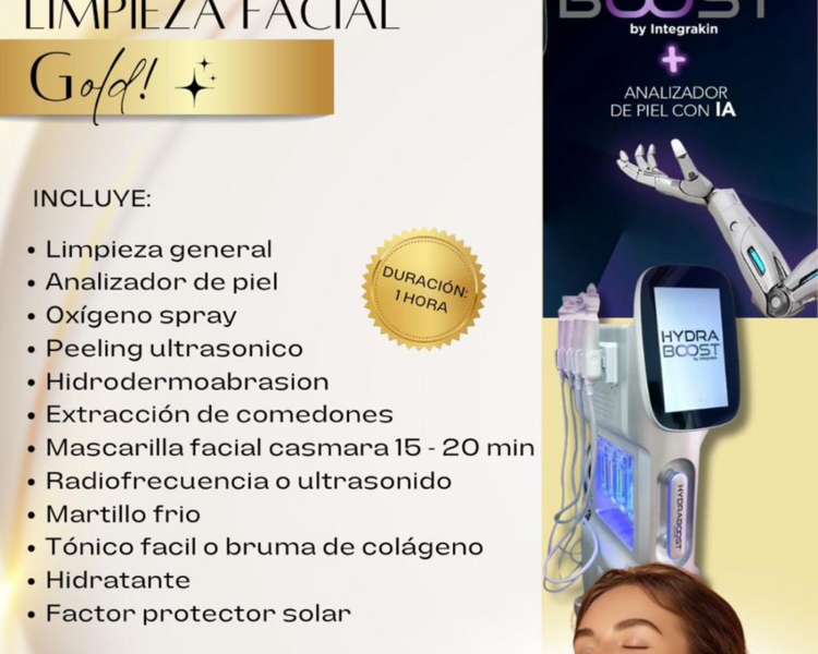 Limpieza Facial Gold