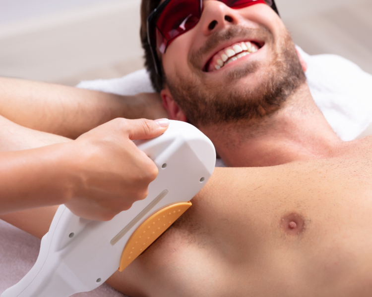 4 zonas depilacion hombre