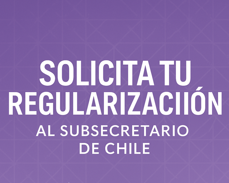 Carta al Subsecretario – Solicitud de Regularización 2025