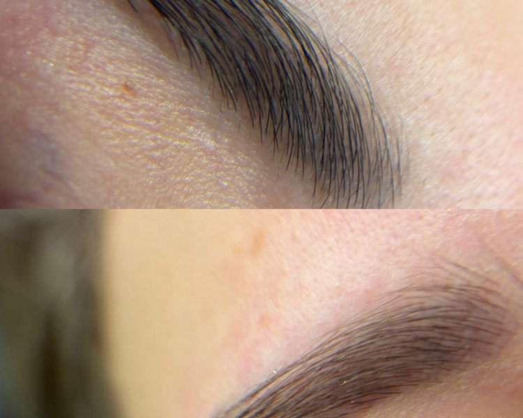 Diseño de cejas + Nivelación de color