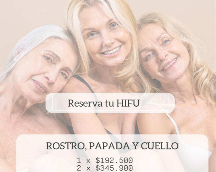 HIFU Rostro completo, papada y cuello ( 1 sesión )