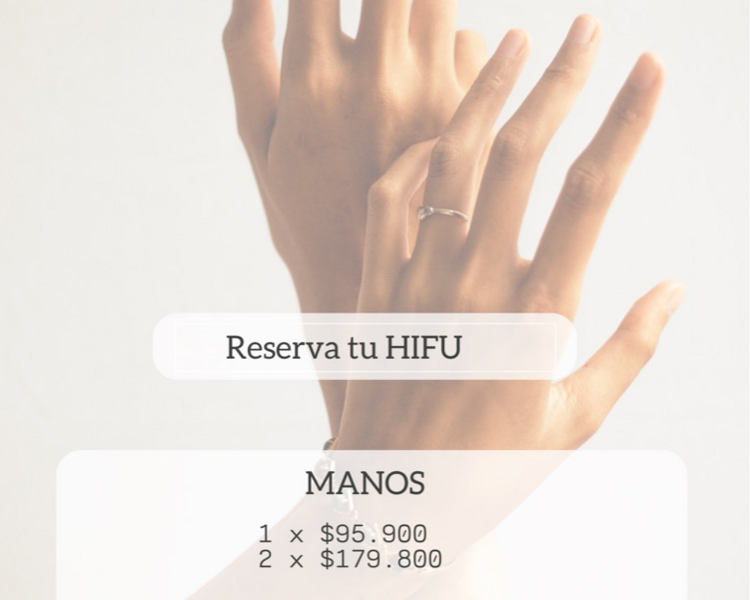 HIFU Manos (2 sesiones)