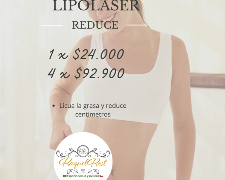 Lipolaser ( placas láser) 6 sesiones 