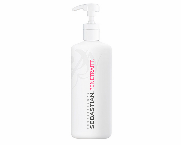 Tratamiento- Servicio en Salón Sebastian Penetraitt Mascarilla Capilar Fortalecedora, cabello dañado