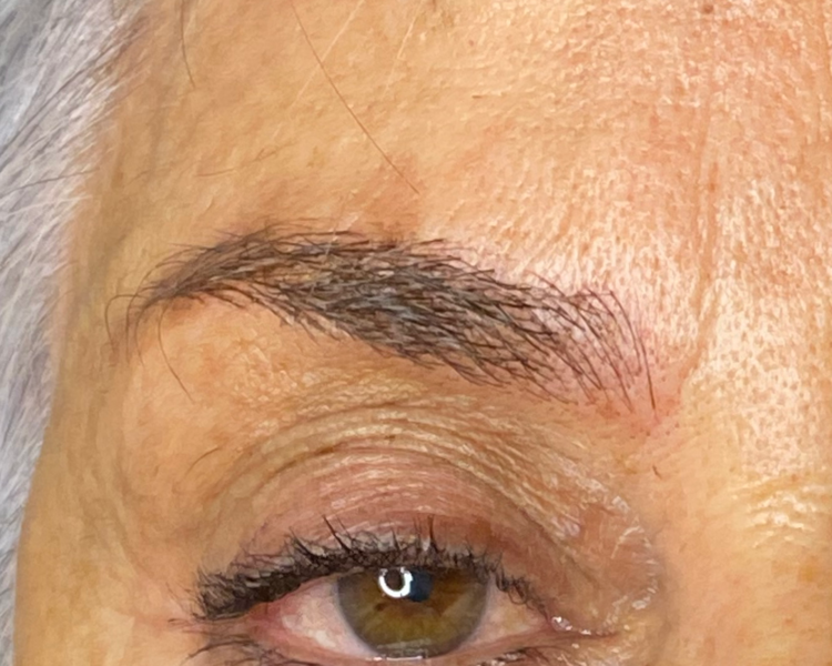 Retoque de microblading