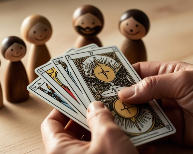 Constelación Familiar Individual + Lectura de Tarot (3 cartas)