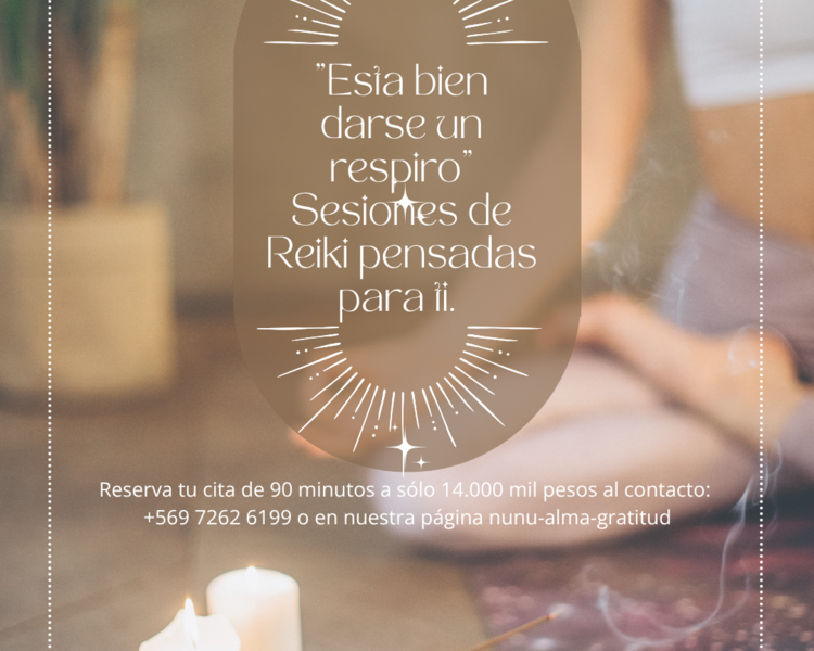Sesión de Reiki en "Promoción por el mes Mayo - Junio 