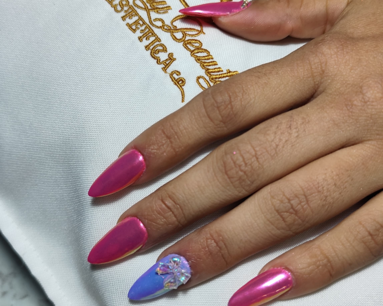 Soft gel Diseño dos uñas