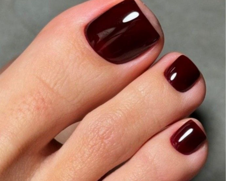 PEDICURA EN GEL/FRANCESA