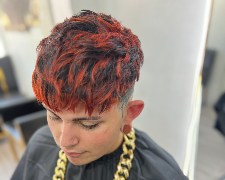 Visos o mechas colores fantasia