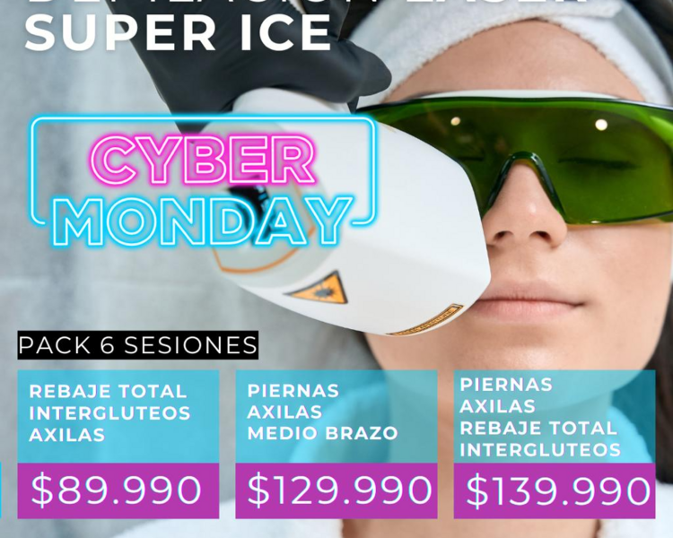 CYBER PACK MUJER PIERNAS + AXILAS + REBAJE TOTAL + INTERGLUTEOS .