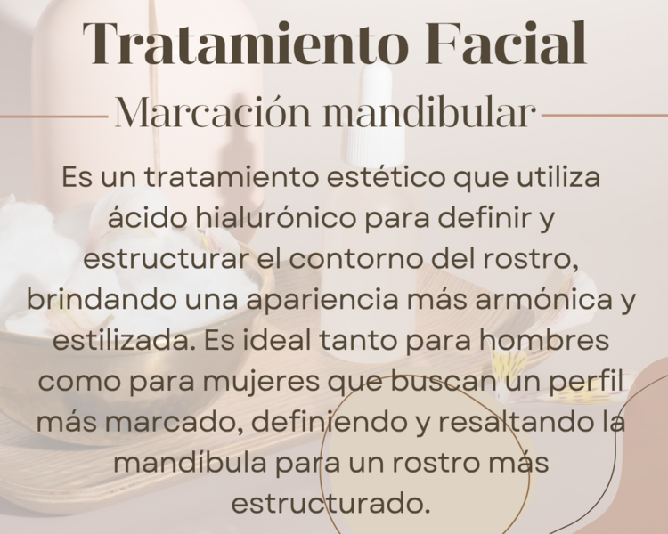 Marcacion Mandibular con Acido Hialuronico