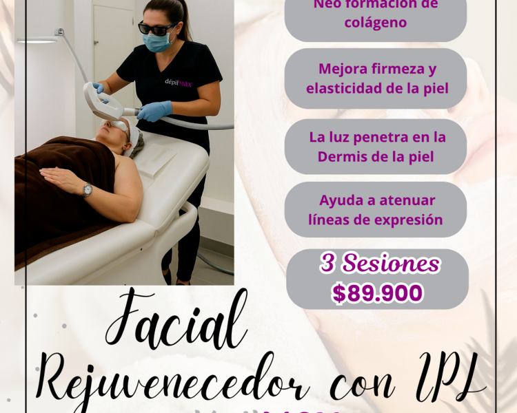 Facial Rejuvenecedor con IPL